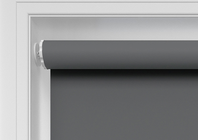 Trinity (Blackout), Fossil Grey - Twist&Fit Roller Blind - Image 10
